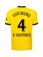 Borussia Dortmund Nico Schlotterbeck #4 Domácí Dres 2023-24 Krátký Rukáv